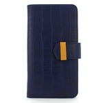 スマホケース 全機種対応 手帳型ケース Fantastick Large Free Size Case Leather (Navy)