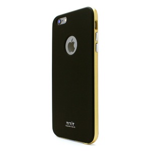 iPhone6 Plus ケース カバー Tryit Slim Fit Case・Metalic Series for iPhone 6 Plus (Black×Gold)