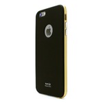 iPhone6 Plus ケース カバー Tryit Slim Fit Case・Metalic Series for iPhone 6 Plus (Black×Gold)