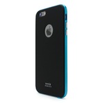 iPhone6 Plus ケース カバー Tryit Slim Fit Case・Metalic Series for iPhone 6 Plus (Black×Blue)