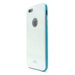 iPhone6 Plus ケース カバー Tryit Slim Fit Case・Metalic Series for iPhone 6 Plus (White×Blue)