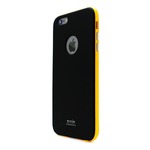 iPhone6 Plus ケース カバー Tryit Slim Fit Case・Neon Series for iPhone 6 Plus (Black×Orange)