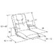 ポンプ肘式座椅子 グリーン YS-1075D - 縮小画像2