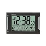 ダブルアラーム電波時計(置時計/卓上時計) デジタル表示 アラーム/スヌーズ機能/温湿度表示 DA-33