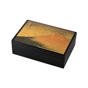 浮世絵アクセサリBOX 赤富士 A092-04015