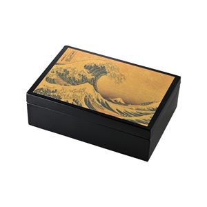 浮世絵アクセサリBOX 北斎波 A092-04016