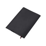 本革製ブックカバー文庫サイズ ブラック GLV2502B