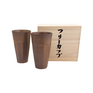 ハイボールカップペア(ハイボールグラス/焼酎グラス) 2個セット 木箱入り 日本製 101011 - 拡大画像