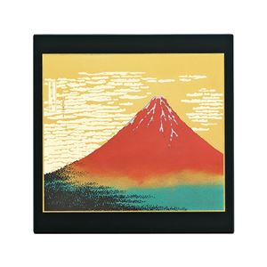 漆芸マウスパッド赤富士(黒) M14825 商品画像