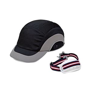 EX.ハードキャップ（あご紐付） ブラックグレー 257-05G