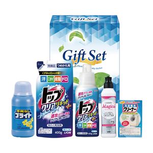 クリア洗剤ギフトセット 【トップクリアリキッド・チャーミーマジカ他】 計5点 化粧箱入り 日本製 〔お中元 お歳暮 内祝い〕 クリア洗剤ギフトセット 【トップクリアリキッド・チャーミーマジカ他】 計5点 化粧箱入り 日本製 〔お中元 お歳暮 内祝い〕