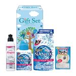 ナノ洗浄洗剤ギフトセット 【スーパーナノックス・チャーミーマジカ他】 計4点 化粧箱入り 日本製 〔お中元 お歳暮 内祝い〕の画像