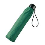 折畳スーパーミニ傘／折りたたみ傘 【無地 グリーン】 6本骨 240g