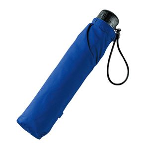 折畳スーパーミニ傘／折りたたみ傘 【無地 ロイヤルブルー】 6本骨 240g