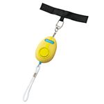 ミオマモルちゃんNeo／防犯ブザー 【イエロー】 ゴム製カバー付き 防滴構造