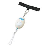 ミオマモルちゃんNeo／防犯ブザー 【ホワイト】 ゴム製カバー付き 防滴構造