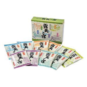 露天の宿／入浴剤ギフトセット 【10パック／5種類×2包】 化粧箱入 日本製 〔お中元 お歳暮 内祝い〕