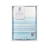 【今治タオル】 今治さざなみ／ギフト 【ハンドタオル】 綿100% 化粧箱入り 日本製 〔お中元 お歳暮 内祝い〕