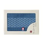 【今治タオル】 今治のおすみつき／ギフト 【ウォッシュタオル ブルー】 化粧箱入り 日本製 〔お中元 お歳暮 内祝い〕