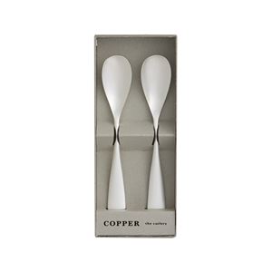 COPPER the cutlery アイスクリームスプーン 2pc /Silver mat - 拡大画像