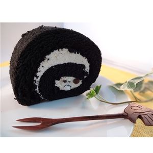 黒いロールケーキ 1本 商品写真2