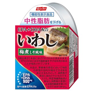 【EPA・DHA配合】 いわし梅煮しそ風味/いわし缶詰 【72缶】 機能性表示食品 中性脂肪を下げる