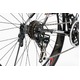 クロスバイク 700c（約28インチ）/ブラック(黒) シマノ21段変速 重さ14.3kg 【NYMPH】 ニンフ CAC-025 - 縮小画像3