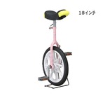 一輪車 18インチ/ピンク 重さ/4.0kg スタンド付き 【Raychell】 レイチェル 1H-16R/18R