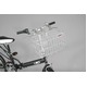折りたたみ自転車カゴ 【SIDE-A】 FBO-001 シルバー(銀) 〔自転車パーツ/アクセサリー〕 - 縮小画像2
