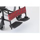自走/介助折りたたみ車椅子 アミー22/ルビーレッド(赤) アルミ製 持ち手付き 【MIWA】 ミワ MW-22AII - 縮小画像4