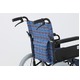介助式折りたたみ車椅子 アミー16/ターコイズブルー(青) アルミ製 持ち手付き 【MIWA】 ミワ MW-16A - 縮小画像2