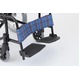 介助式折りたたみ車椅子 アミー16/ターコイズブルー(青) アルミ製 持ち手付き 【MIWA】 ミワ MW-16A - 縮小画像4
