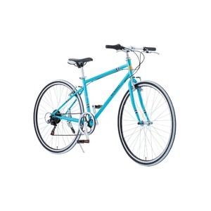 クロスバイク 700c（約28インチ）/ブルー(青) シマノ6段変速 重さ13.8kg 【RENAULT】 ルノー CRB7006S - 拡大画像