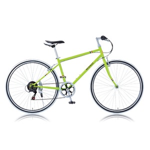 クロスバイク 700c（約28インチ）/グリーン(緑) シマノ6段変速 重さ13.8kg 【RENAULT】 ルノー CRB7006S - 拡大画像