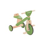 三輪車(幼児用自転車/乗用玩具) グリーン(緑) 木製 重さ3.6kg 【RENAULT】 ルノー WOODY Tricycle