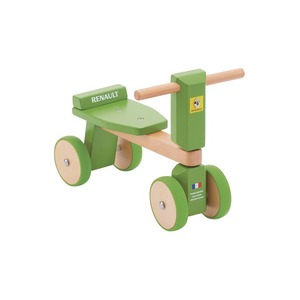幼児用自転車(乗用玩具/四輪車) グリーン(緑) 木製 重さ3.0kg 【RENAULT】 ルノー WOODY WalkerBike - 拡大画像