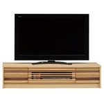 ローボード(テレビ台/テレビボード) 【幅150cm】 木製(オーク材使用) 引き出し付き 【完成品】