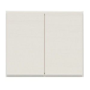 上置き(ダイニングボード/レンジボード用戸棚) 幅50cm 日本製 ホワイト(白) 【完成品】【開梱設置】 - 拡大画像