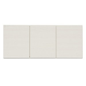 上置き(ダイニングボード/レンジボード用戸棚) 幅100cm 日本製 ホワイト(白) 【完成品】 商品画像