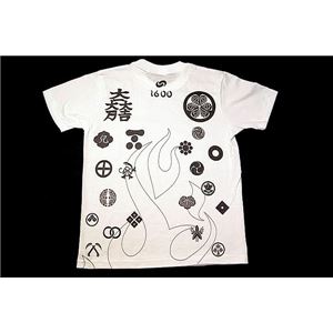 関ヶ原合戦 Tシャツ 楽 XLサイズ 白 - 拡大画像