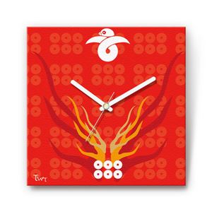 六連銭・真田幸村 戦国ファブリック掛時計 商品画像