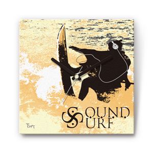 SoundSurf 戦国ファブリック掛時計 商品画像