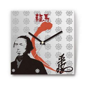 海援隊・坂本龍馬 戦国ファブリック掛時計 商品画像