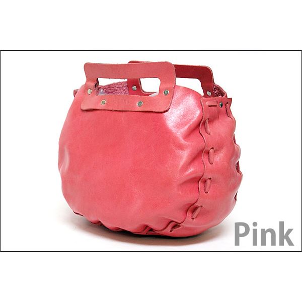 ★dean(ディーン) bowling bag ハンドバッグ ピンクf00