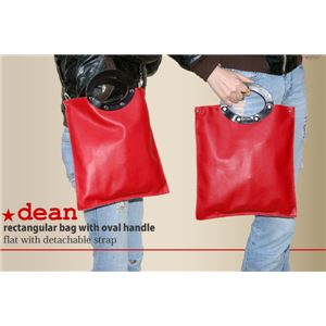 ★dean(ディーン) rectangular bag ハンドバッグ 赤 商品画像