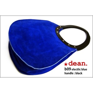 ★dean（ディーン） machine stitch tear-drop ショルダーバッグ elctlic blue（青）