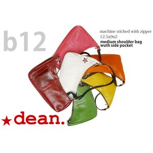 ★dean（ディーン） medium shoulder ハンドバッグ 赤