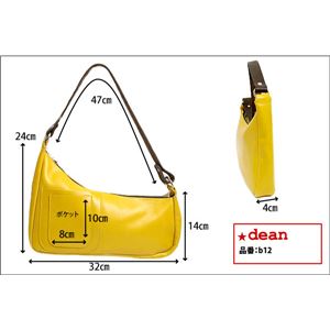 ★dean(ディーン) medium shoulder ハンドバッグ 赤 ★dean(ディーン) medium shoulder ハンドバッグ 赤