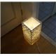 テーブルランプ(照明器具/間接照明) 竹製 スクエア型 アジアンテイスト 〔リビング照明/寝室照明/ダイニング照明/玄関〕 - 縮小画像4
