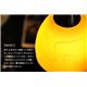 ペンダントライト(吊り下げ型照明器具) ガラス製 オレンジ 〔リビング照明/ダイニング照明/キッチン照明〕 - 縮小画像4